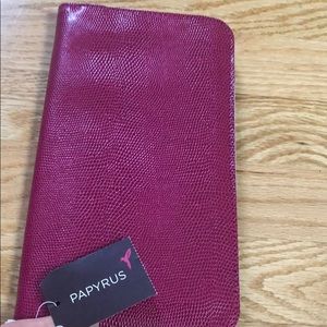 Papyrus fantastic raspberry travel wallet!!! NWT